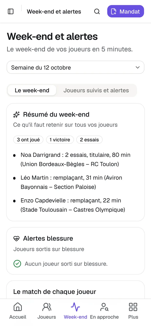Le week-end des joueurs sur téléphone